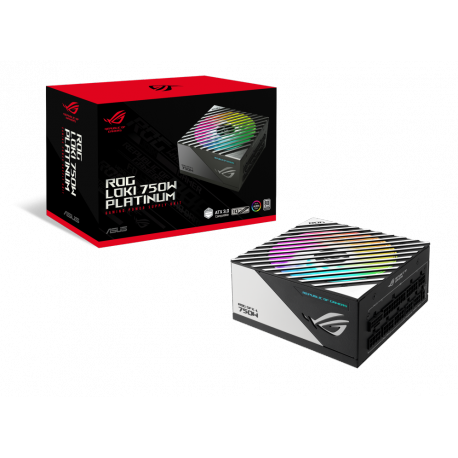 ASUS ROG Loki SFX-L Platinum - Power supply (internal) - ATX 3.0 / SFX-L - 80 PLUS Platinum - AC 100-240 V - 750 Watt - 21