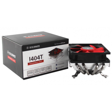 Xilence Performance C Series I404T - Processor cooler - (for: LGA1156, LGA1155, LGA1150, LGA1151) - aluminium - 92 mm - 1