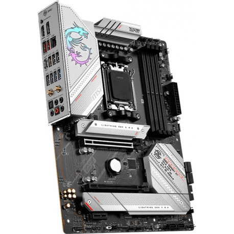 MSI MPG B650 EDGE WIFI - Motherboard - ATX - Socket AM5 - AMD B650 Chipset - USB 3.2 Gen 1, USB 3.2 Gen 2, USB-C Gen 2x2, USB-C 3.2 Gen2 - 2.5 Gigabit LAN, Wi-Fi 6, Bluetooth - onboard graphics (CPU required) - HD Audio (8-channel) - 1