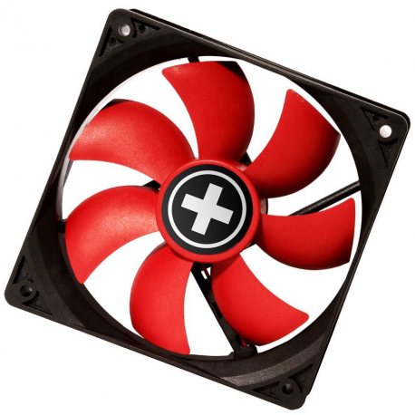 Xilence Red Wing - Case fan - 92 mm - black, red - 0