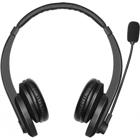 LogiLink - Headset - on-ear - Bluetooth - wireless - black - 1