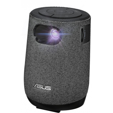 ASUS ZenBeam Latte L1 - DLP projector - LED - 300 lumens - 1280 x 720 - 16:9 - 720p - short-throw fixed lens - Wi-Fi / Bluetooth - grey, black - 7