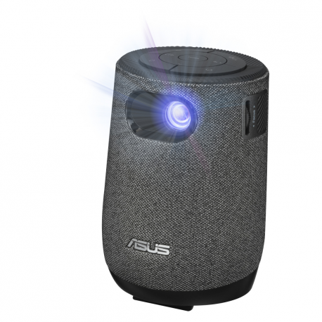 ASUS ZenBeam Latte L1 - DLP projector - LED - 300 lumens - 1280 x 720 - 16:9 - 720p - short-throw fixed lens - Wi-Fi / Bluetooth - grey, black - 12