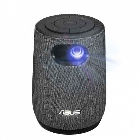 ASUS ZenBeam Latte L1 - DLP projector - LED - 300 lumens - 1280 x 720 - 16:9 - 720p - short-throw fixed lens - Wi-Fi / Bluetooth - grey, black - 14