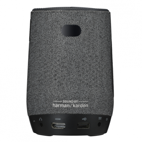 ASUS ZenBeam Latte L1 - DLP projector - LED - 300 lumens - 1280 x 720 - 16:9 - 720p - short-throw fixed lens - Wi-Fi / Bluetooth - grey, black - 15