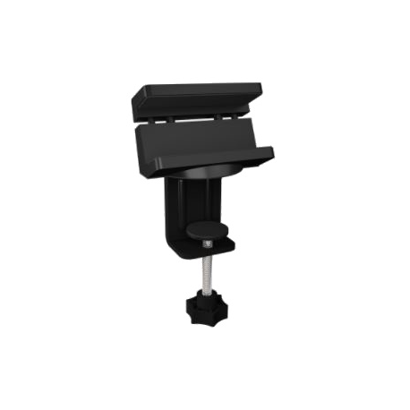 ICY BOX IB-MSA106-HH - Mounting kit (desk clamp mount, holder, pads) - for USB hub - plastic, metal, silicone - black - desk-mountable - 0