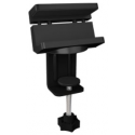 ICY BOX IB-MSA106-HH - Mounting kit (desk clamp mount, holder, pads) - for USB hub - plastic, metal, silicone - black - desk-mountable
