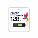 ADATA UC300 - USB flash drive - 128 GB - USB 3.2 Gen 1 / USB-C - black, green