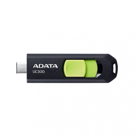 ADATA UC300 - USB flash drive - 128 GB - USB 3.2 Gen 1  /  USB-C - black, green - 1