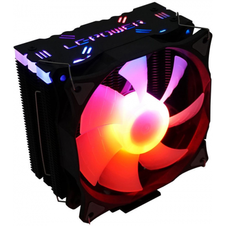 LC Power LC-CC-120-ARGB-PRO - Processor cooler - (for: LGA775, LGA1156, AM2, AM2+, LGA1366, AM3, LGA1155, AM3+, LGA2011, FM1, FM2, LGA1150, LGA2011-3, LGA1151, AM4, LGA2066) - aluminium and copper - 120 mm - black - 0