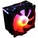 LC Power LC-CC-120-ARGB-PRO - Processor cooler - (for: LGA775, LGA1156, AM2, AM2+, LGA1366, AM3, LGA1155, AM3+, LGA2011, FM1, FM2, LGA1150, LGA2011-3, LGA1151, AM4, LGA2066) - aluminium and copper - 120 mm - black