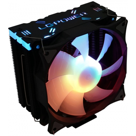 LC Power LC-CC-120-ARGB-PRO - Processor cooler - (for: LGA775, LGA1156, AM2, AM2+, LGA1366, AM3, LGA1155, AM3+, LGA2011, FM1, FM2, LGA1150, LGA2011-3, LGA1151, AM4, LGA2066) - aluminium and copper - 120 mm - black - 1