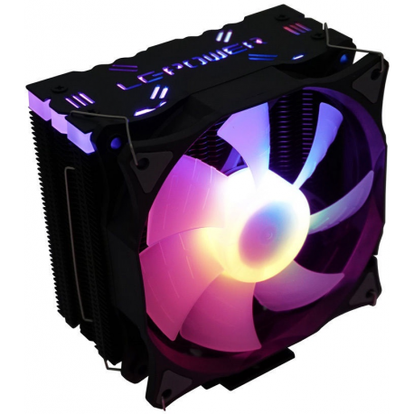 LC Power LC-CC-120-ARGB-PRO - Processor cooler - (for: LGA775, LGA1156, AM2, AM2+, LGA1366, AM3, LGA1155, AM3+, LGA2011, FM1, FM2, LGA1150, LGA2011-3, LGA1151, AM4, LGA2066) - aluminium and copper - 120 mm - black - 3