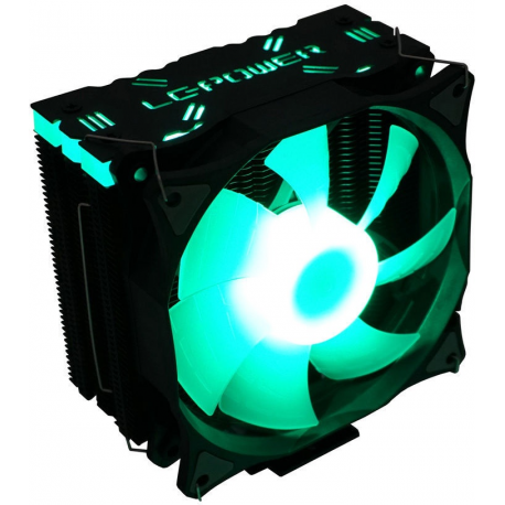 LC Power LC-CC-120-ARGB-PRO - Processor cooler - (for: LGA775, LGA1156, AM2, AM2+, LGA1366, AM3, LGA1155, AM3+, LGA2011, FM1, FM2, LGA1150, LGA2011-3, LGA1151, AM4, LGA2066) - aluminium and copper - 120 mm - black - 7