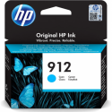 HP 912 - 2.93 ml - cyan - original - ink cartridge - for Officejet 80XX; Officejet Pro 80XX