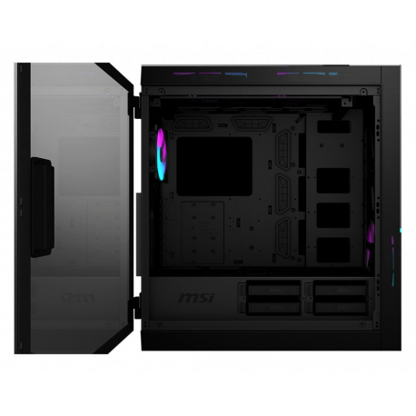 MSI MPG SEKIRA 500X - Tower - extended ATX - windowed side panel (tempered glass) - no power supply (ATX) - black - USB / Audio - 2