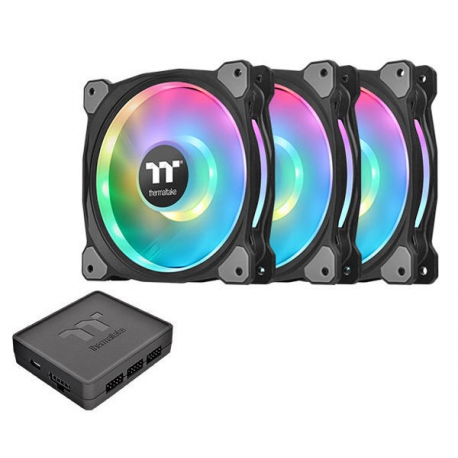 Thermaltake Riing Duo 12 RGB Radiator Fan TT - Premium Edition - case fan - 120 mm (pack of 3) - 0