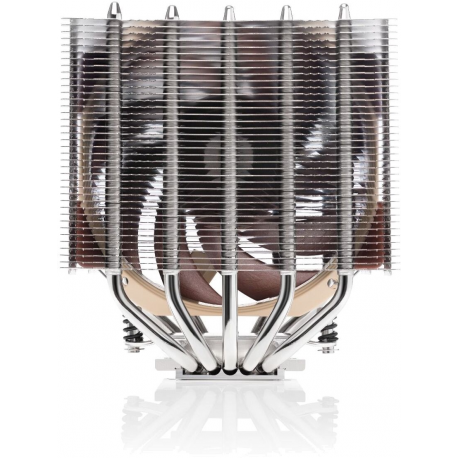 Noctua NH-D12L - Processor cooler - (for: LGA1156, LGA1155, LGA2011, LGA1150, LGA1151, LGA2011-3 (Square ILM), AM4, LGA2066, LGA1200, LGA2011-0, LGA1700, AM5) - copper base and heatpipes with aluminium cooling fins - 120 mm - 1