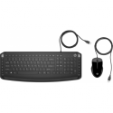 HP Pavilion 200 - Keyboard and mouse set - USB - black - for OMEN by HP Laptop 16; Victus by HP Laptop 16; Laptop 14, 15, 17; Pavilion Plus Laptop 14