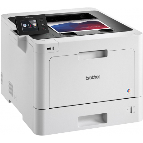 Brother HL-L8360CDW - Printer - colour - Duplex - laser - A4 / Legal - 2400 x 600 dpi - up to 31 ppm (mono)  /  up to 31 ppm (colour) - capacity: 300 sheets - USB 2.0, Gigabit LAN, Wi-Fi(n), USB host, NFC - with Brother PRINT AirBag for 400000 pages - 1