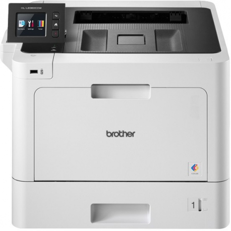 Brother HL-L8360CDW - Printer - colour - Duplex - laser - A4 / Legal - 2400 x 600 dpi - up to 31 ppm (mono)  /  up to 31 ppm (colour) - capacity: 300 sheets - USB 2.0, Gigabit LAN, Wi-Fi(n), USB host, NFC - with Brother PRINT AirBag for 400000 pages - 3