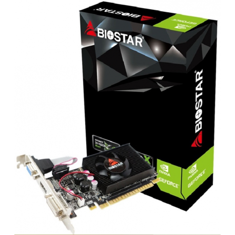 Biostar VN6103THX6 - Graphics card - GF GT 610 - 2 GB DDR3 - PCIe 2.0 x16 - DVI, D-Sub, HDMI - 0