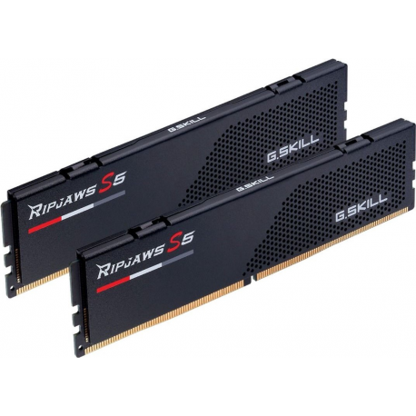G.Skill Ripjaws S5 - DDR5 - kit - 64 GB: 2 x 32 GB - DIMM 288-pin low profile - 5600 MHz / PC5-44800 - CL36 - 1.25 V - unbuffered - non-ECC - matte black - 1