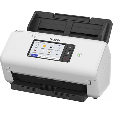 Brother ADS-4700W - Document scanner - Dual CIS - Duplex - A4 - 600 dpi x 600 dpi - up to 40 ppm (mono) / up to 40 ppm (colour) - ADF (80 sheets) - up to 6000 scans per day - USB 3.0, Gigabit LAN, Wi-Fi(n), USB 2.0 (Host) - 0