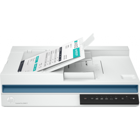 HP Scanjet Pro 3600 f1 - Document scanner - Contact Image Sensor (CIS) - Duplex - A4 / Letter - 600 dpi x 600 dpi - up to 30 ppm (mono) / up to 30 ppm (colour) - ADF (60 sheets) - up to 3000 scans per day - USB 3.0 - 0