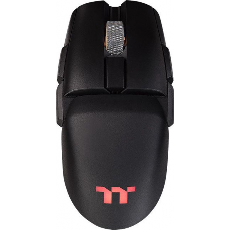 Thermaltake Argent M5 - Mouse - right and left-handed - optical - 8 buttons - wireless - 2.4 GHz, Bluetooth 5.0 - black - 0