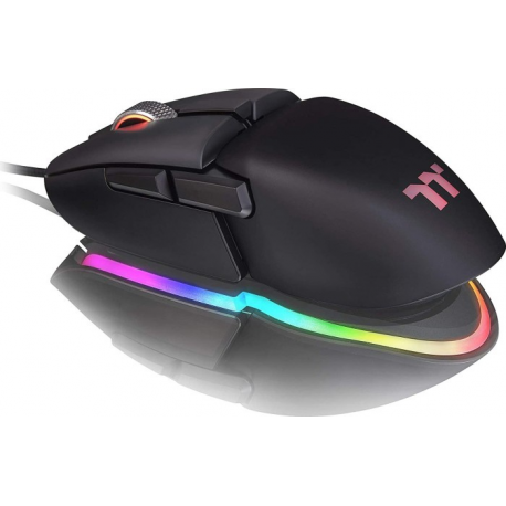 Thermaltake Argent M5 - Mouse - optical - 8 buttons - wired - USB - black - 0