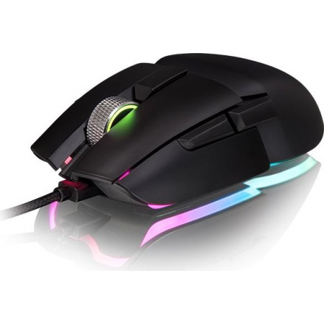 Thermaltake Argent M5 - Mouse - optical - 8 buttons - wired - USB - black - 1