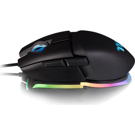 Thermaltake Argent M5 - Mouse - optical - 8 buttons - wired - USB - black - 2