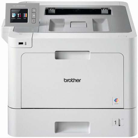 Brother HL-L9310CDW - Printer - colour - Duplex - laser - A4 / Legal - 2400 x 600 dpi - up to 31 ppm (mono)  /  up to 31 ppm (colour) - capacity: 300 sheets - USB 2.0, Gigabit LAN, Wi-Fi(n), USB host, NFC - with Brother PRINT AirBag for 400000 pages - 0