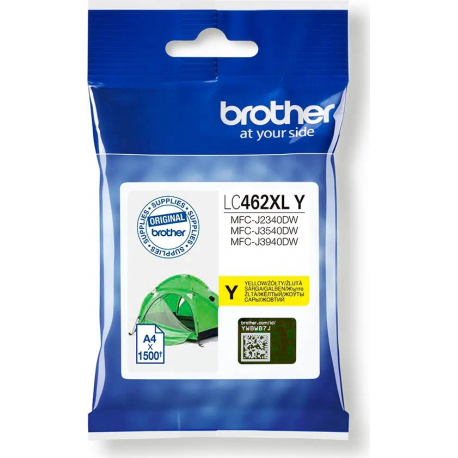 Brother LC462XLY - High capacity - yellow - original - ink cartridge - for Brother MFC-J2340DW, MFC-J3540DW, MFC-J3940DW - 0