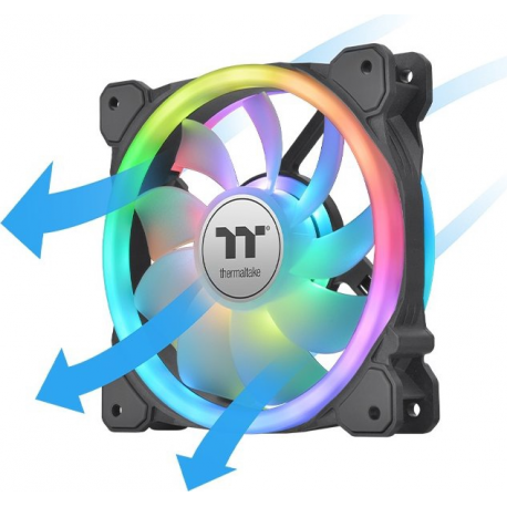 Thermaltake SWAFAN 12 RGB - Case fan - 120 mm (pack of 3) - 2