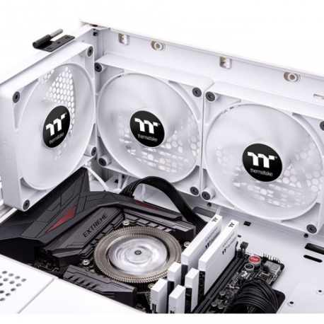 Thermaltake CT120 - Case fan - 120 mm - white (pack of 2) - 7