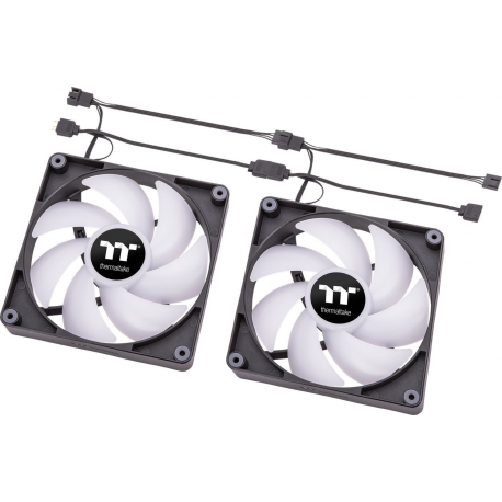 Thermaltake CT120 ARGB Sync - Case fan - 120 mm - black (pack of 2) - 5