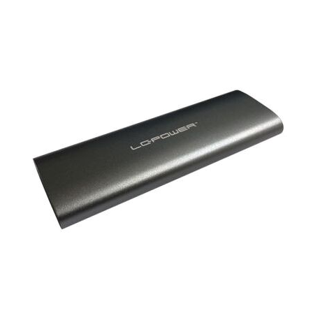 LC Power LC-M2-C-MULTI-2 - Storage enclosure - M.2 - M.2 Card (PCIe NVMe & SATA) - USB 3.2 (Gen 2) - anthracite - 4