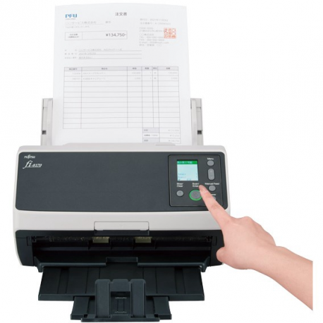 Fujitsu fi-8170 - Document scanner - Dual CIS - Duplex - 216 x 355.6 mm - 600 dpi x 600 dpi - up to 70 ppm (mono)  /  up to 70 ppm (colour) - ADF (100 sheets) - up to 10000 scans per day - Gigabit LAN, USB 3.2 Gen 1 - 6