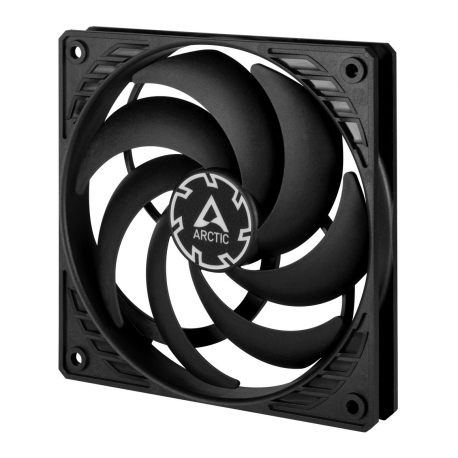 ARCTIC P12 Slim PWM PST - Case fan - 120 mm - black (pack of 3) - 1