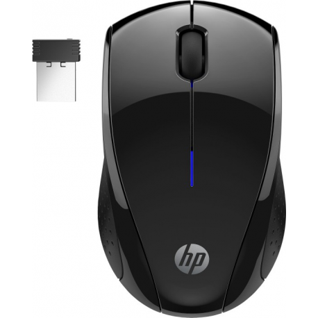 HP 220 Silent - Mouse - wireless - 2.4 GHz - black - for Victus by HP Laptop 16; Laptop 14, 15, 17; Pavilion Plus Laptop 14; Pavilion x360 Laptop - 0