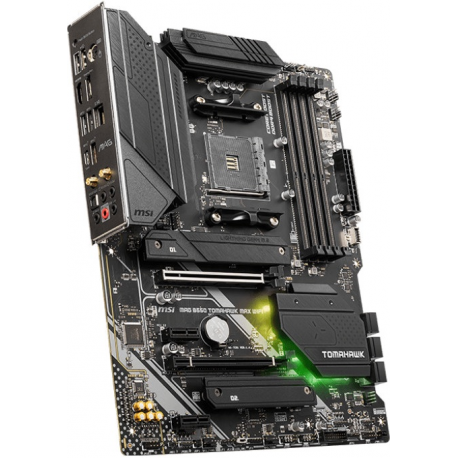 MSI MAG B550 TOMAHAWK MAX WIFI - Motherboard - ATX - Socket AM4 - AMD B550 Chipset - USB 3.2 Gen 1, USB 3.2 Gen 2, USB-C 3.2 Gen2, USB-C 3.2 Gen 1 - 2.5 Gigabit LAN, Wi-Fi 6, Bluetooth - onboard graphics (CPU required) - HD Audio (8-channel) - 3