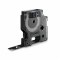 DYMO D1 - Self-adhesive - white on black - Roll (1.2 cm x 3 m) 1 cassette(s) label tape - for LabelMANAGER 100, 150, 160, 200, 210, 220, 260, 280, 300, 360, 420, 450; MobileLabeler