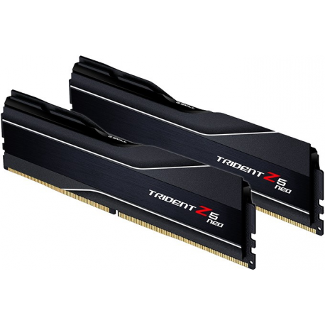 G.Skill Trident Z5 Neo - DDR5 - kit - 64 GB: 2 x 32 GB - DIMM 288-pin - 6000 MHz / PC5-48000 - CL32 - 1.4 V - unbuffered - non-ECC - matte black, brushed aluminium black - 1