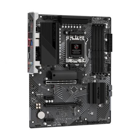 ASRock B650 PG Lightning - Motherboard - ATX - Socket AM5 - AMD B650 Chipset - USB 3.2 Gen 1, USB-C 3.2 Gen2, USB-C 3.2 Gen 2x2 - 2.5 Gigabit LAN - onboard graphics (CPU required) - HD Audio (8-channel) - 2