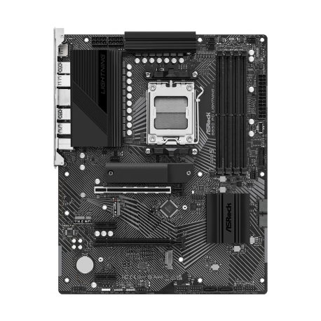 ASRock B650 PG Lightning - Motherboard - ATX - Socket AM5 - AMD B650 Chipset - USB 3.2 Gen 1, USB-C 3.2 Gen2, USB-C 3.2 Gen 2x2 - 2.5 Gigabit LAN - onboard graphics (CPU required) - HD Audio (8-channel) - 3