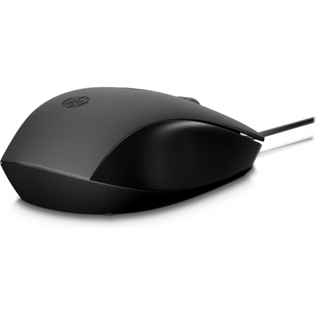 HP 150 - Mouse - right and left-handed - optical - wired - USB - black - for Victus by HP Laptop 16; Laptop 14, 15, 17; Pavilion Plus Laptop 14; Pavilion x360 Laptop - 2