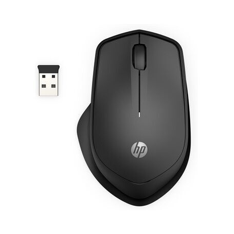 HP Silent 280M - mouse - jet black - 0