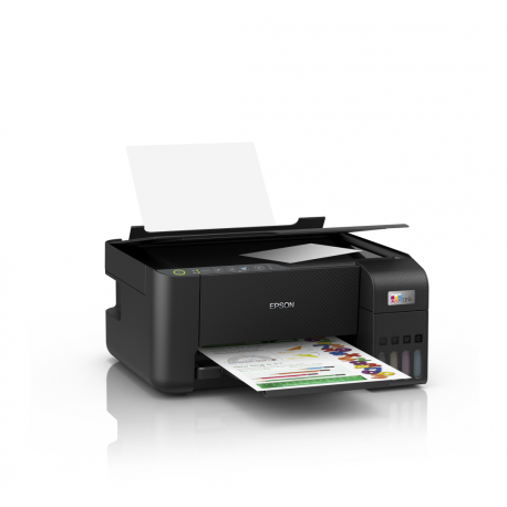 Epson EcoTank ET-2815 - Multifunction printer - colour - ink-jet - refillable - A4 (media) - up to 10 ppm (printing) - 100 sheets - USB, Wi-Fi - black - 3